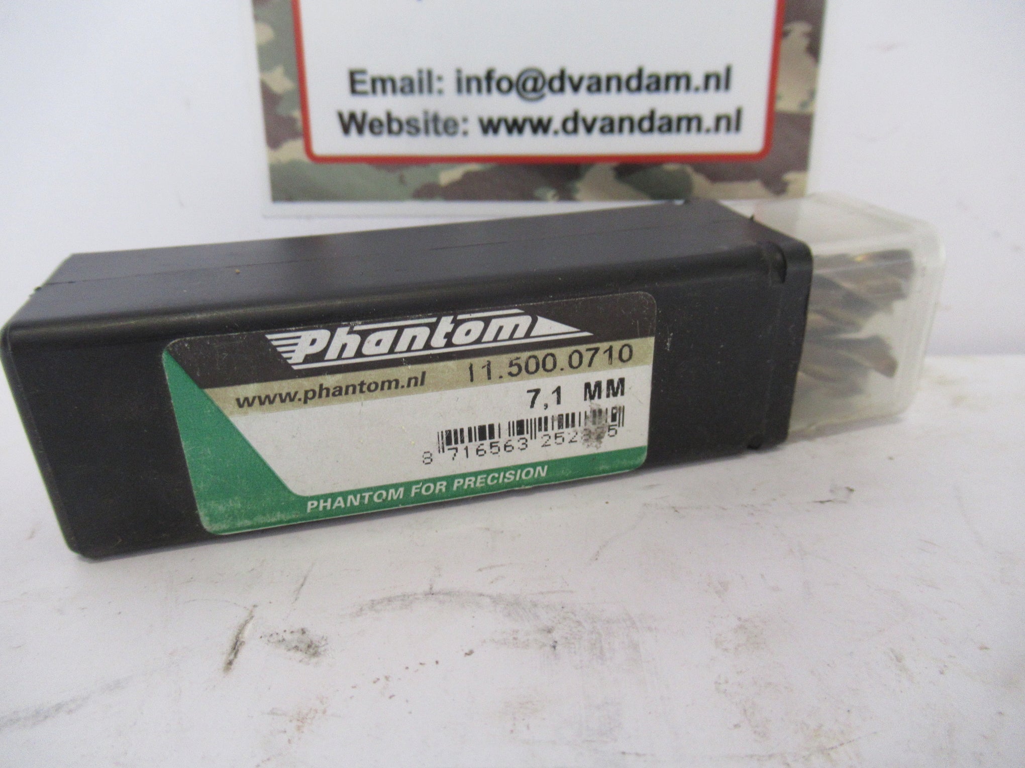 Phantom - HSS-E - Kobalt/spiraalboor - DIN 338 - 7,1 mm