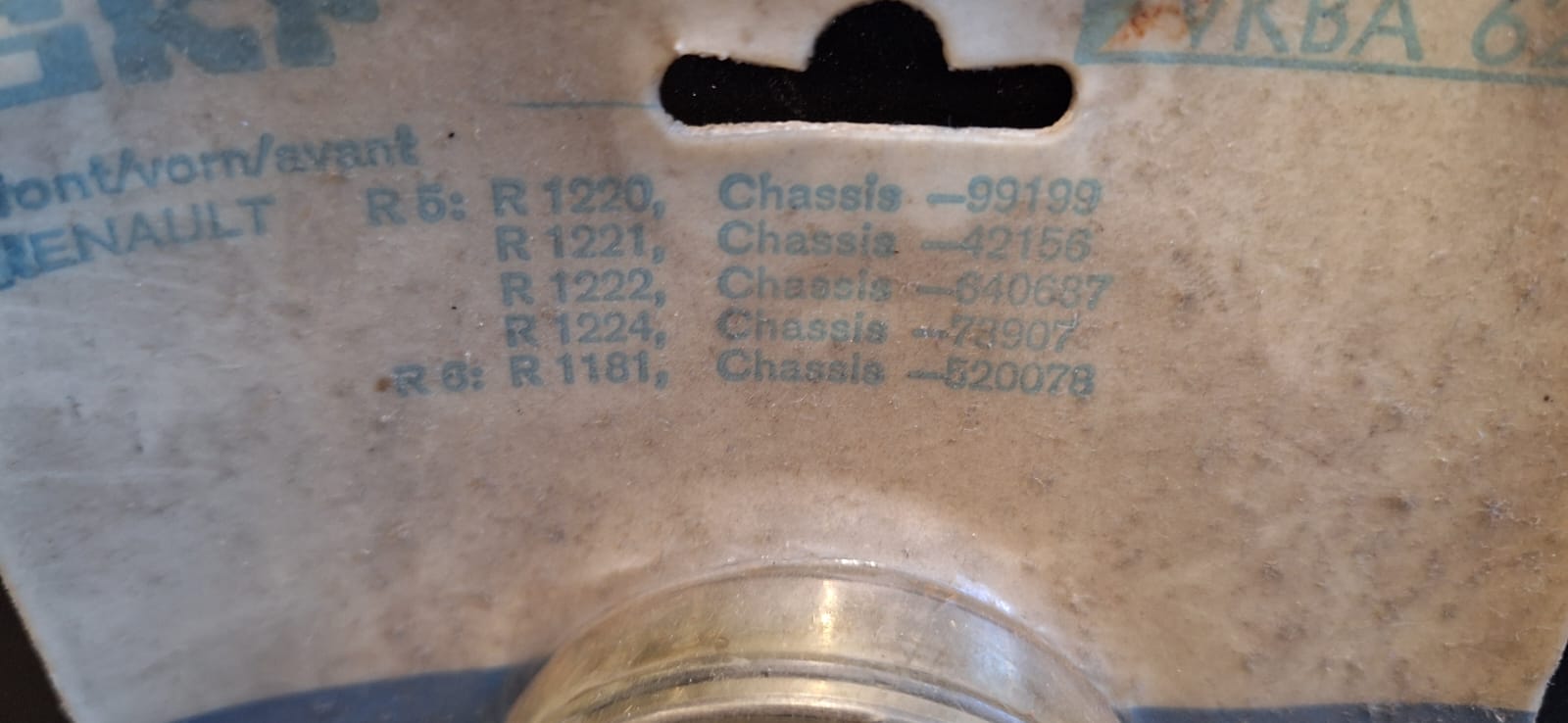 Wiellagerset- Renault R-serie - SKF VKBA629