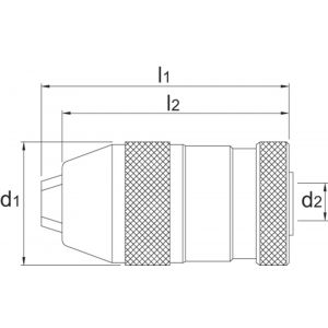 Torax zelfspannende boorhouder - Type A 0,8-10 mm - 3/8-24UNF